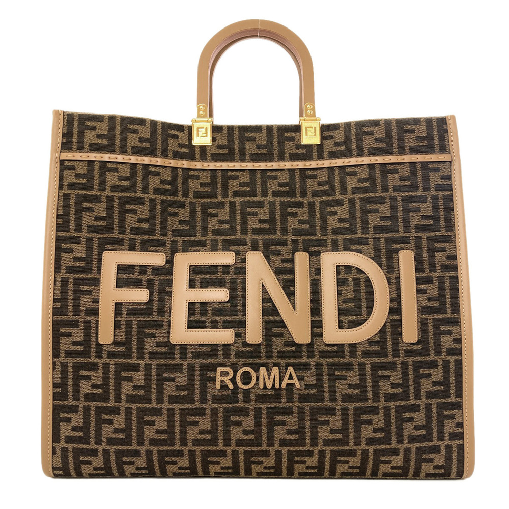 Fendi Sunshine Large Canvas Handbag for Women